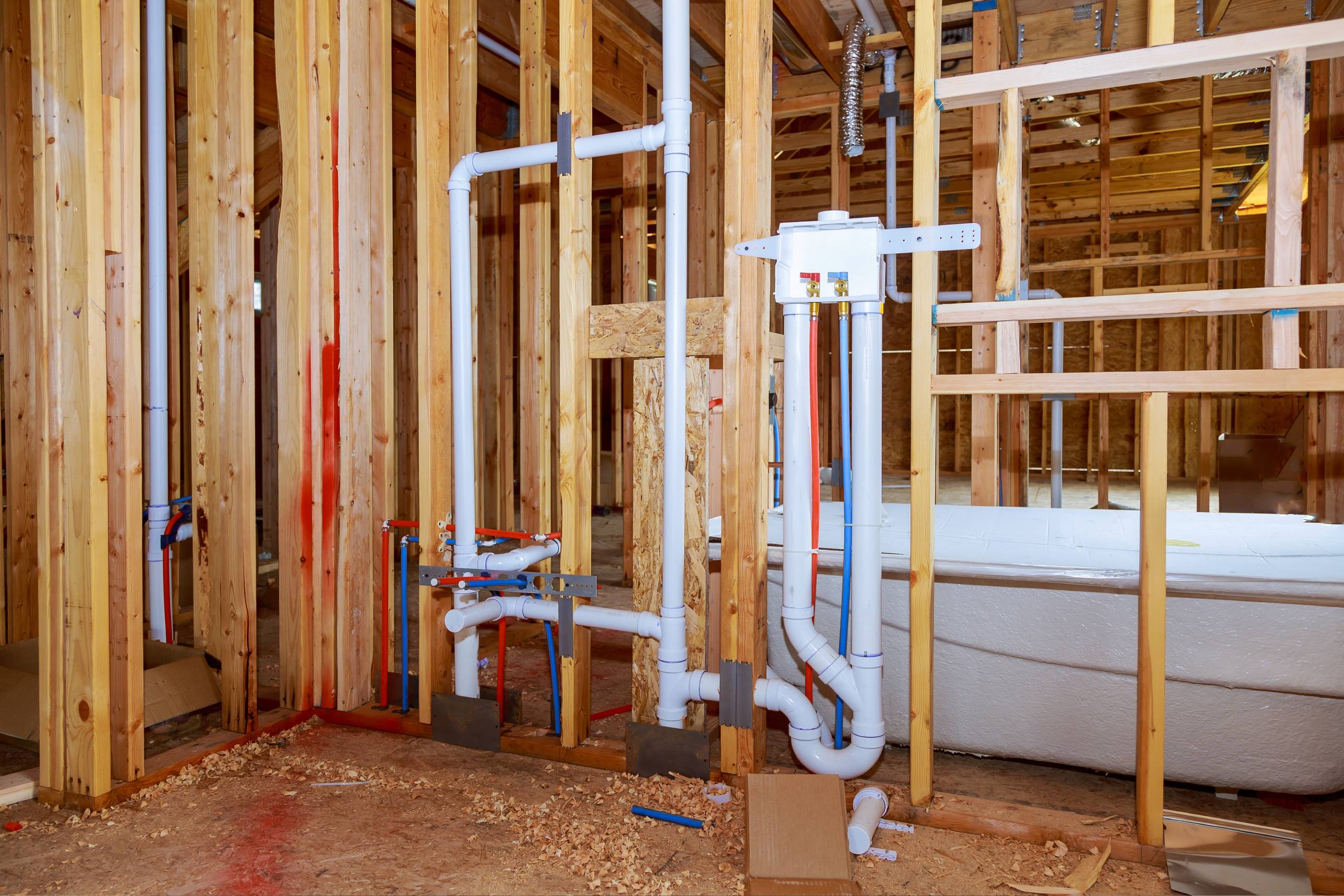 new home plumbing Everons plumbing